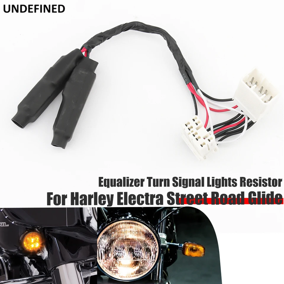 Ekvalizér LED Turn Signal Svetla Blikajúca zaťažovacia zaťaženie RESPORE Plugin pre Harley Road King FlHr FlHt SoftAil Sportster 883 1200 XL