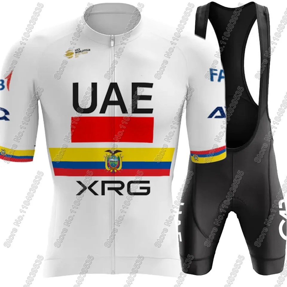 Ekvádor Spojené arabské emiráty 2025 cyklistický dres set letné oblečenie súprav