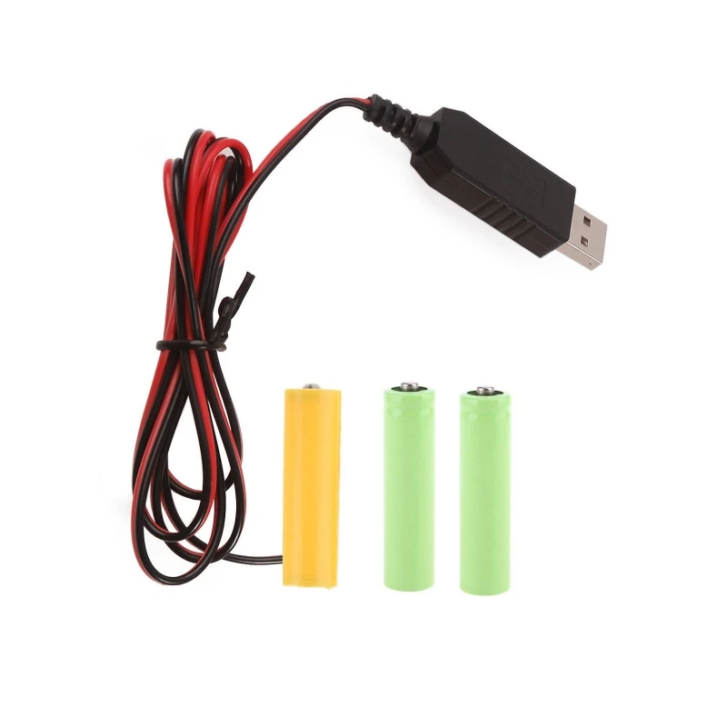 EL -Converter USB na 4,5 V Eliminátory batérie AA Vymeňte 3ks 1,5V AA batérie pre LED svetlá rádiová elektronická hračka