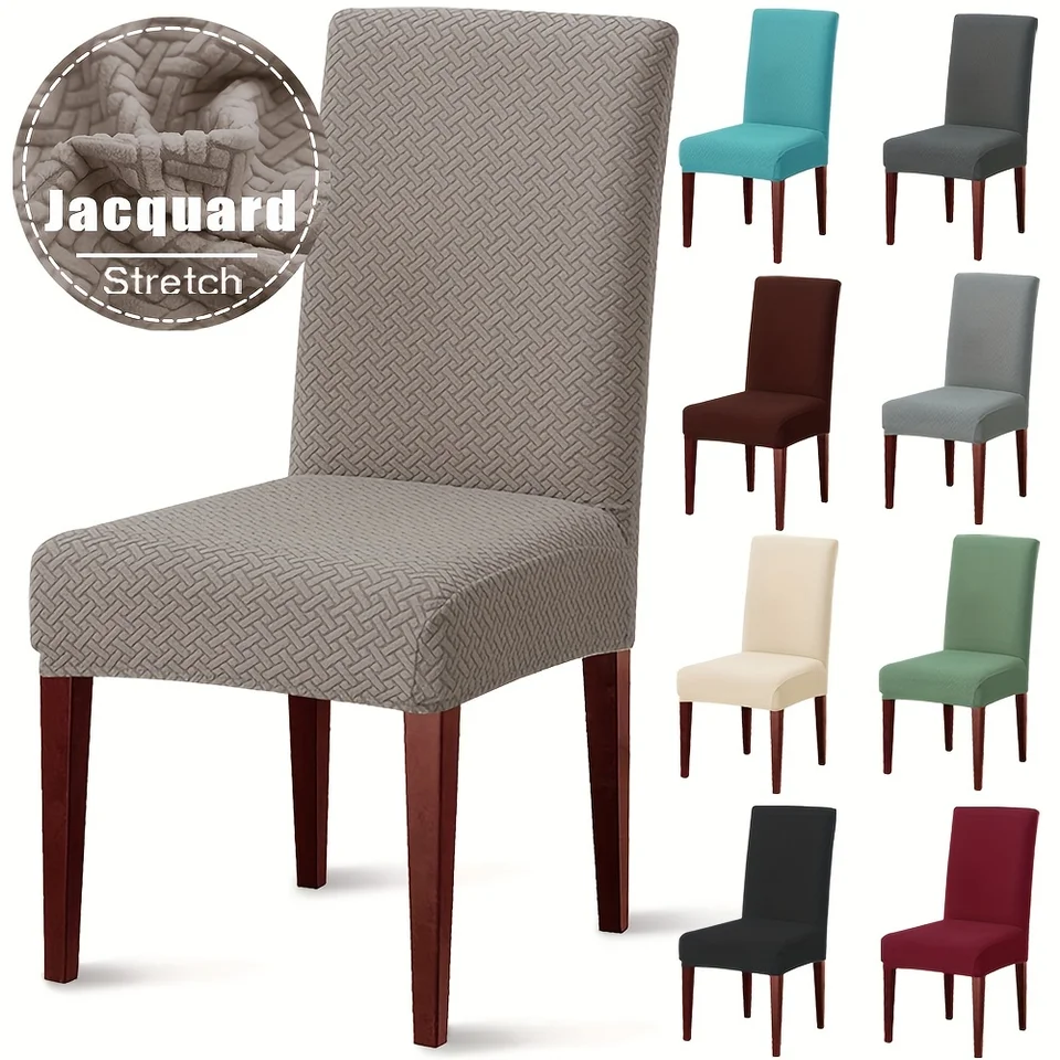 Elastické jedálenské kreslo kryt stretch sedadla Slipcover