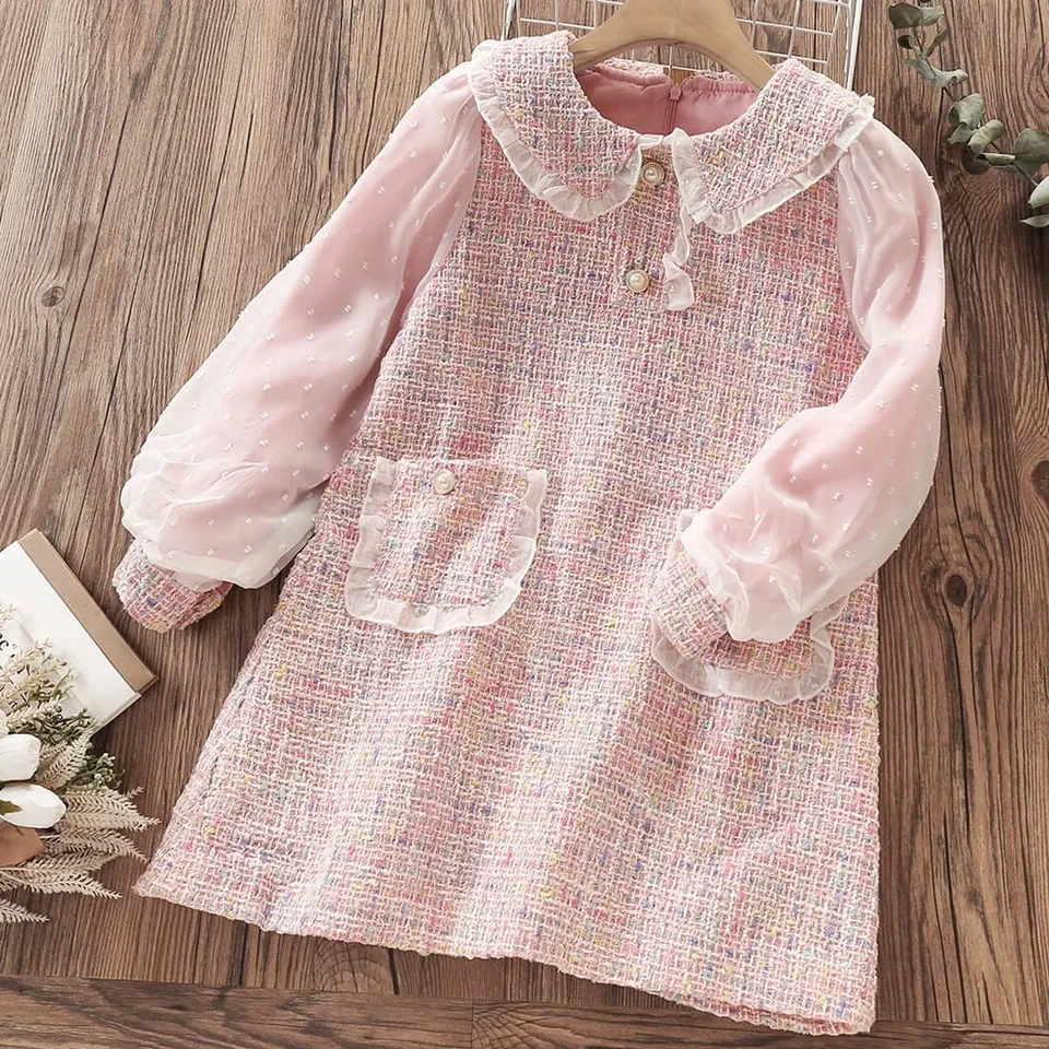 Elegantná princezná detská párty čipky pre dievčatá Kostýmy Kostýmy svadobné šaty Dievčatá oblečenie Vestidos 6 8 10 12 14 rokov