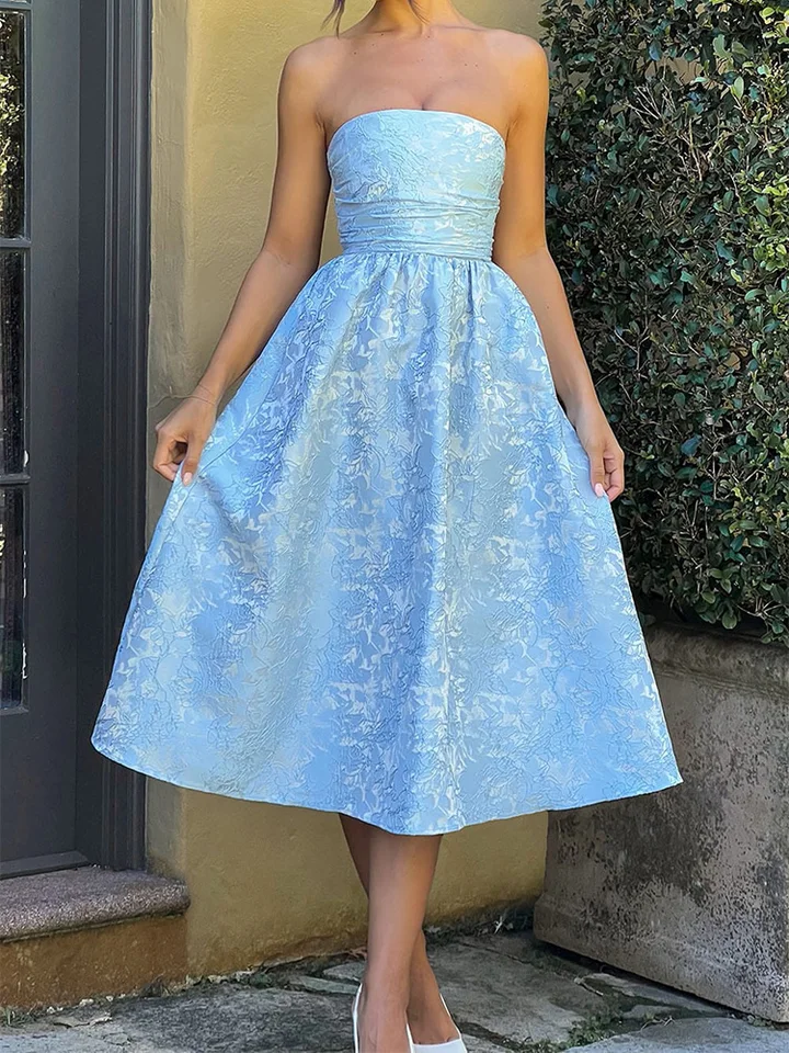 Elegantné backless A-line saténové dlhé šaty biele jacquard pásový obal mini šaty ženy z ramena Sexy párty večerné vesty Vestidos