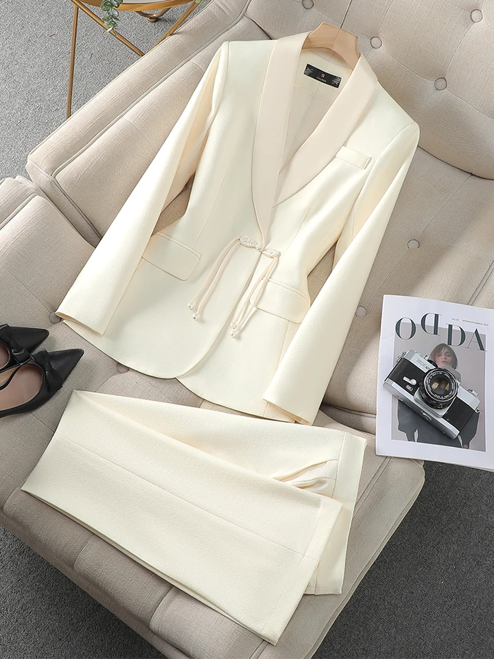 Elegantné khaki čierne béžové dámske nohavičky s dvom