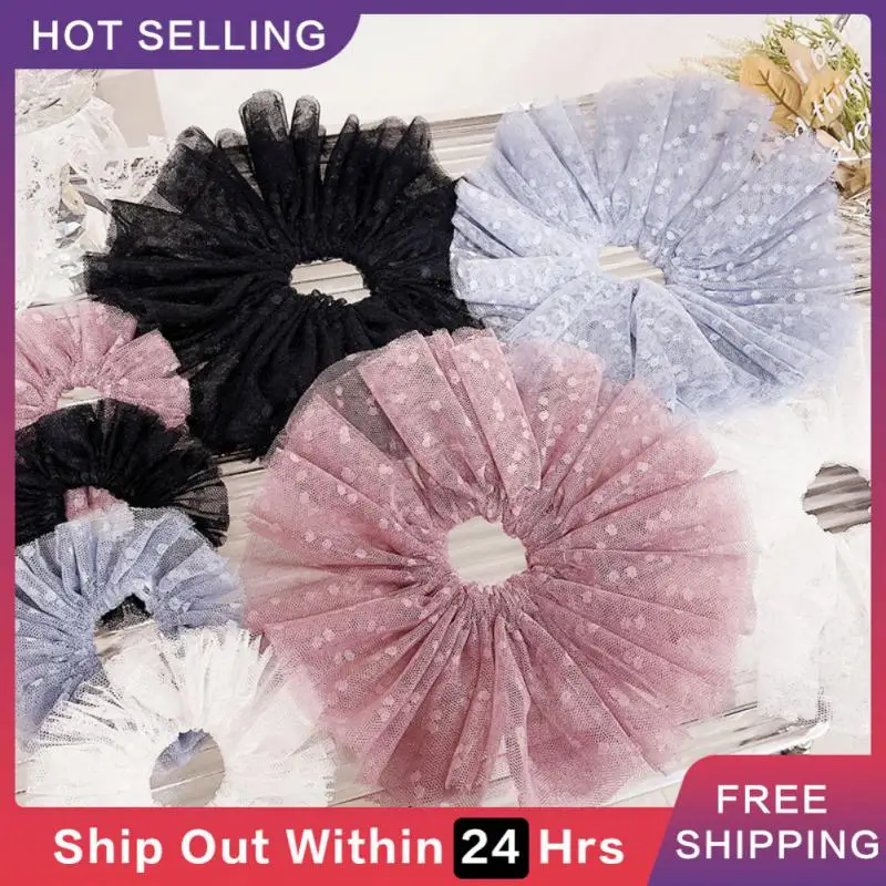 Elegantné čipky veľké scrunchies laná elastické vlasové kapely Držiteľ držiaka pre ženy dievčat čelenky scrunchies vlasové doplnky