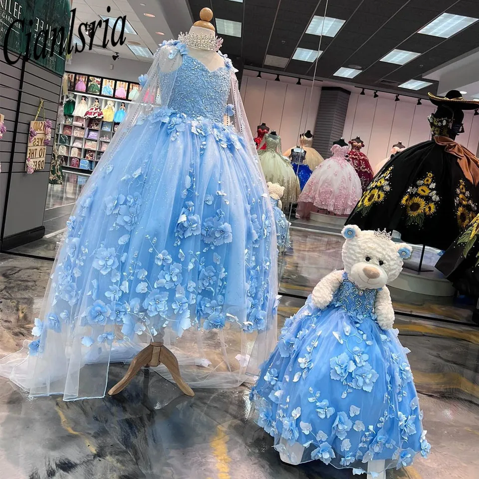 Elegantné šaty Vestidos de xv años quinceanera pre bábiky