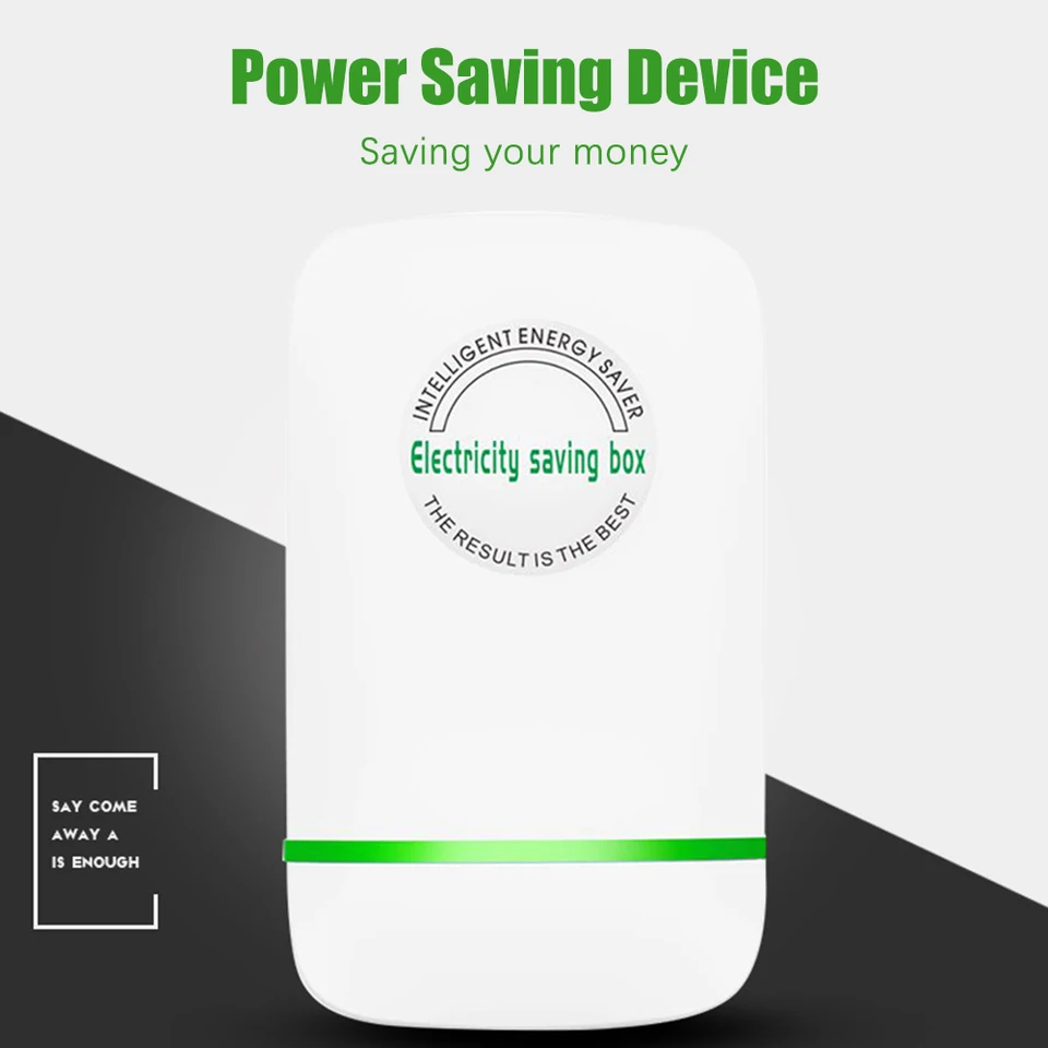 Elektrická energia na úsporu elektrickej energie zásuvková zásuvka Saver Saver Device Domáce Elektrické šetrič 90V-250 V USA/EÚ/UK/ADATICKÝ Adaptér 2022