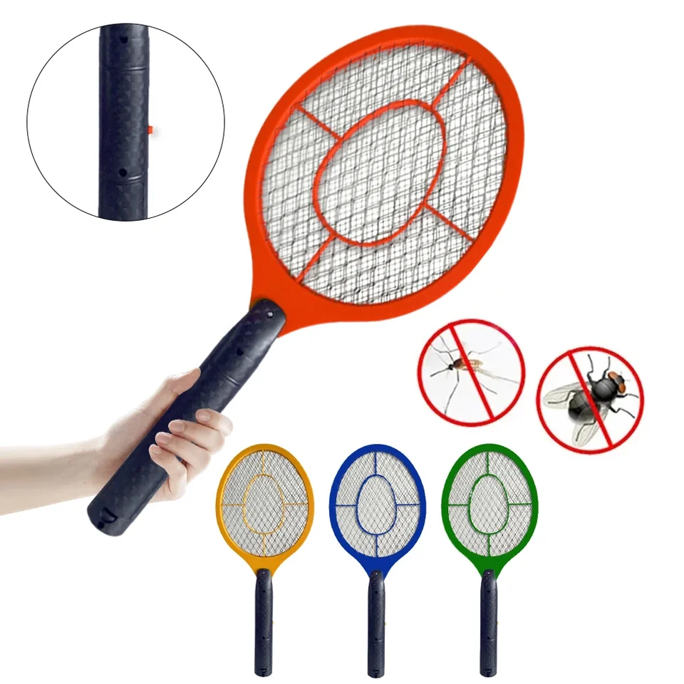 Elektrická fly swatter ručná batéria napájaná prenosným prenosným komárom Swatter pre domácu kanceláriu záhradné terasy