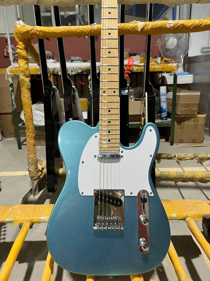 Elektrická gitara Maple Fretboard MAHOGANY BODY KETLICKÁ MODRÁ Color