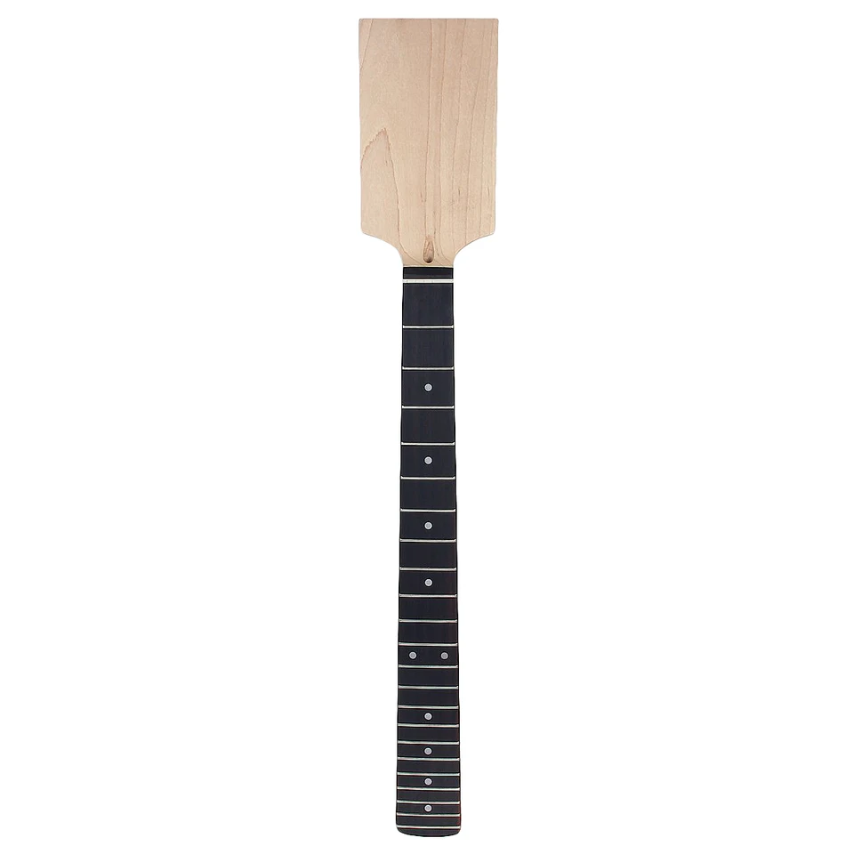 Elektrická gitarová pádla hlava Rosewood na javor 22 pražcov Dot vložka nedokončená DIY