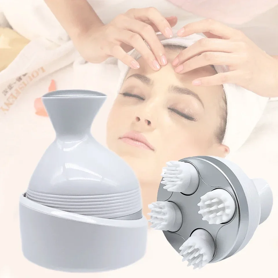 Elektrická hlava hlavy hlavy na hlave hlavy Červené svetlo Liečba Antistress Relax Masáž tela