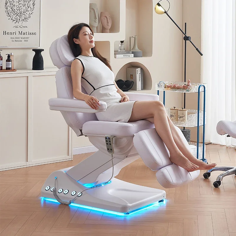 Elektrická kozmetická posteľ automatickú masáž chirurgiu Zdvíhanie tetovania vťahovanie postele Micro Massage Medical Tattoo