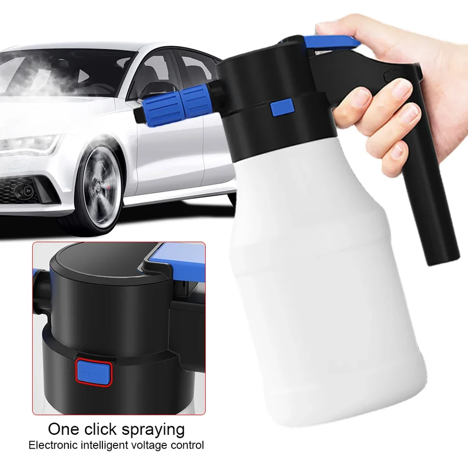 Elektrická penová postrekovač auto umývanie záhrada Čisté detaily snehové delo vysokotlakové vodné pištoľ USB nabíjateľnú penovú generátor Lance