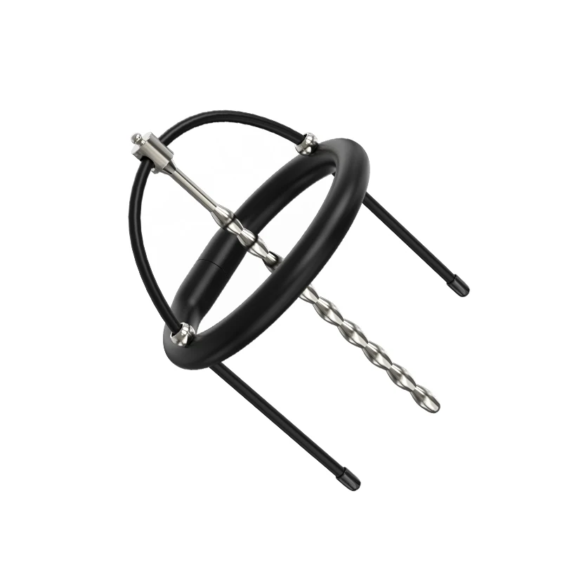 Elektrická stimulácia uretrálne dilatátor Shock Horse Eye Electro Electro Stimuluje Glans Trainer Cockring Penis Plug Sexy vložkové hračky