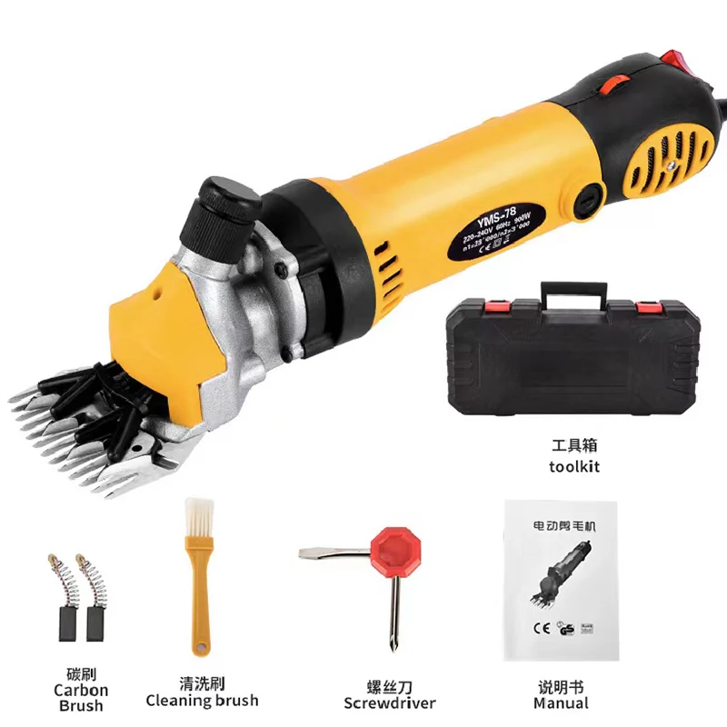 Elektrická vlnená nožnicový zastrihávací nástroj Clipper Clipper Sheep Shee Striping Clippers Elektrická vlna nožnice Nožnice Multifunkčné elektrické elektrické
