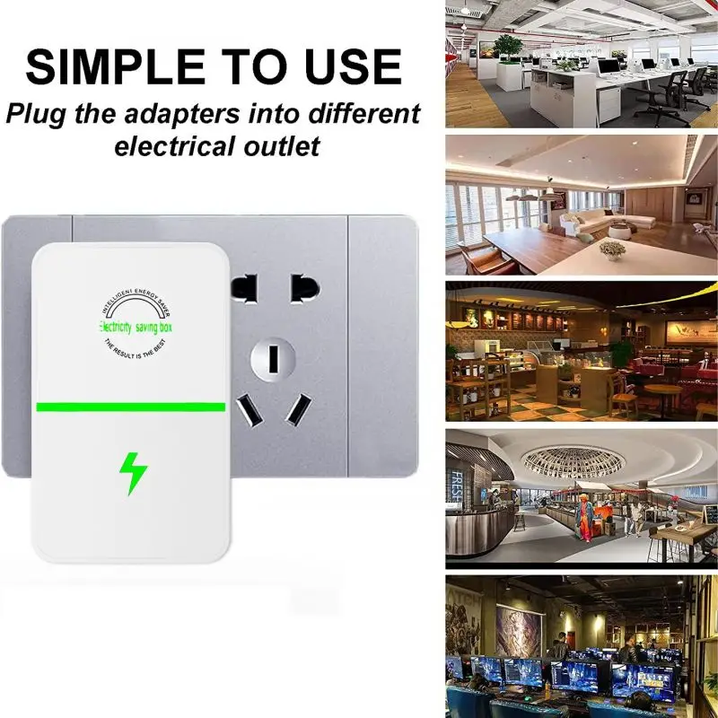 Elektrická úspora elektrickej energie pre domácnosť Elektrická elektrina EÚ EÚ/USA/UK/UK/AU Plug Domáce spotrebiče Stabilné a energeticky úsporné