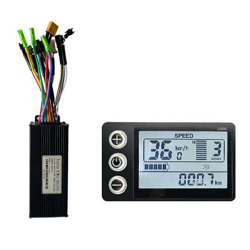 Elektrické bicykel 24V 36V 48V 30A 3 Model Sinewave Controller S866 LCD displej pre 350W 500W 750W 1000 W eBike
