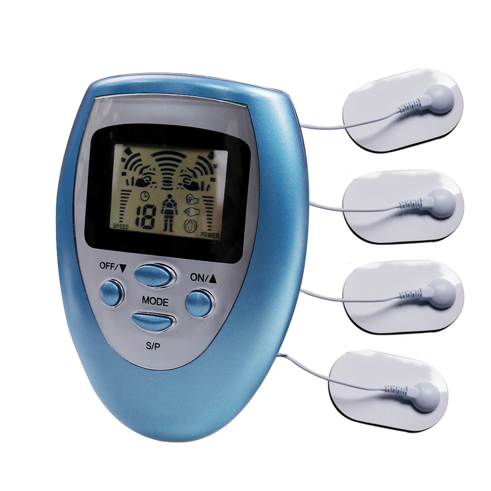 Elektrické desiatky pulzné masážne fyzioterapia akupunktúra Body EMS Masáž svaly stimulátora Digitálna terapia Machine Health Care