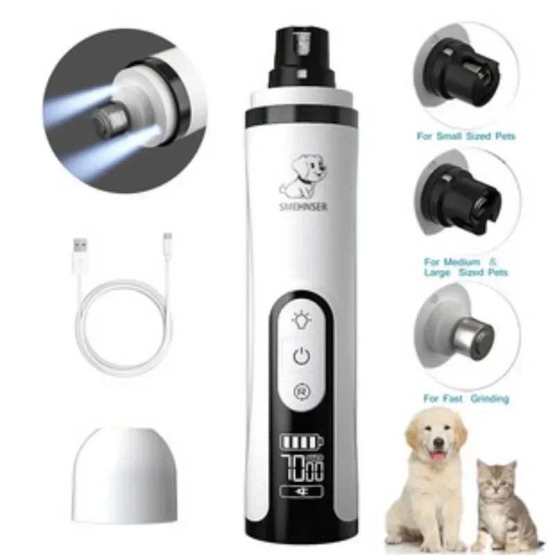 Elektrické domáce zviera Clipper USB nabíjanie psa prenosné prenosné šteňa mačacie klince pre domáce zvieratá Nástroje pre malé stredne veľké psy