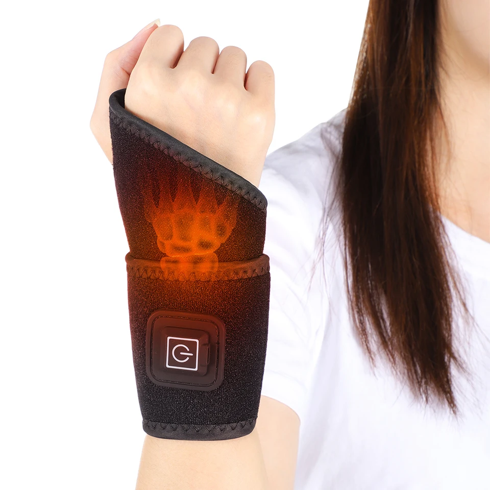 Elektrické kúrenie zápästie zápästie zápästie Unisex Wrist Warr Oprava podpora náramkového náramku na ochranu ruky na ochranu pásu Bracer Bracer