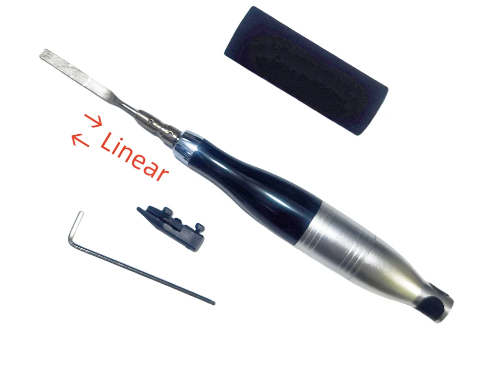 Elektrické lineárne lapovacie brúsky 0,6 mm zdvihový elektrický kus ruky s ťažkým rukou na mlynčeku vŕtania