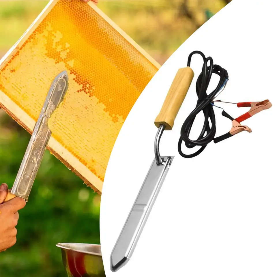 Elektrické medové vykurovanie medu Honey Scrapers Farm Pizza Dodávky s drevenou rukoväť