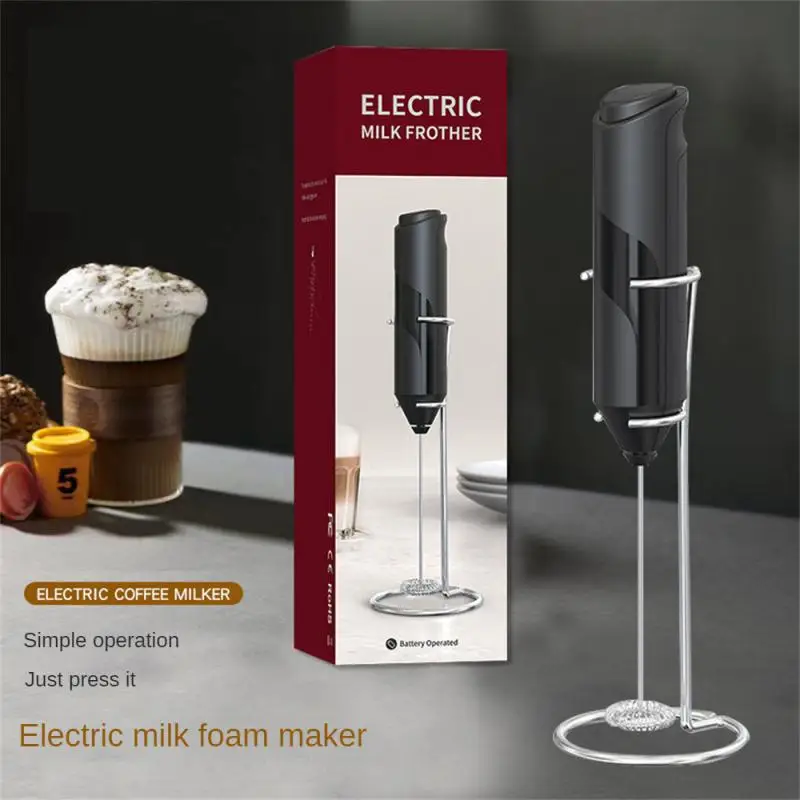 Elektrické mlieko Frother Stick Prenosné mini nápojové mixéry kávová kefka Kávová kefka Prevádzkovaná pre latte matcha čaj cappuccino