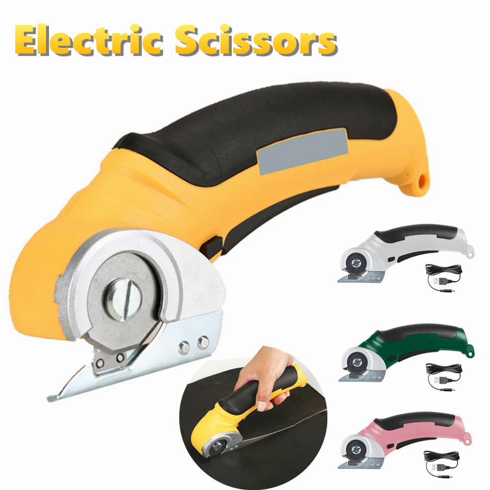 Elektrické nožnice Nabíjateľný bezdrôtový strih s elektrickým strihom pre kartónovú koženú tkaninu Scrapbook Electric Rotary Cutt