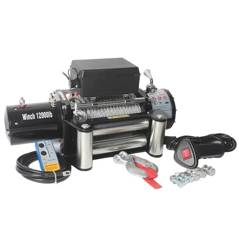 Elektrické obnovenie navijak 12 V 13000lb Heavy Winch Electric Par 4x4 Frosted 20000 LBS Heavy Electric Winch
