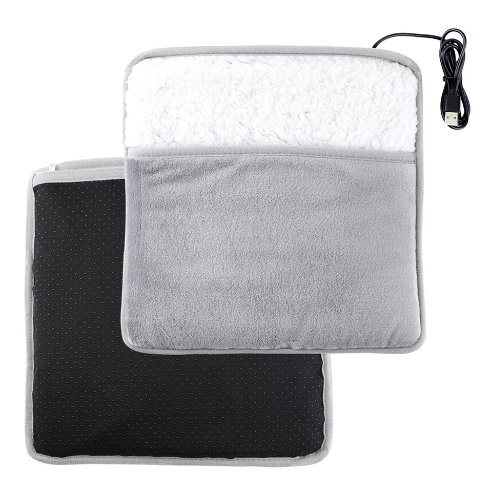 Elektrické ohrievanie nôh USB Vykurovacia podložka Multifunkcia Vyhrievaná nôh Foot Cover Mäkký prenosný teplejší ruk