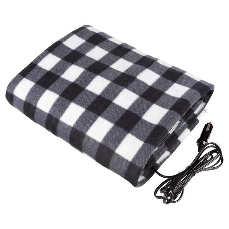 Elektrické vozidlo prikrývka- vyhrievaná 12 volt fleece cestovná hodnosť pre auto a RV-Great pre chladné počasie, chvost a núdzové súpravy B