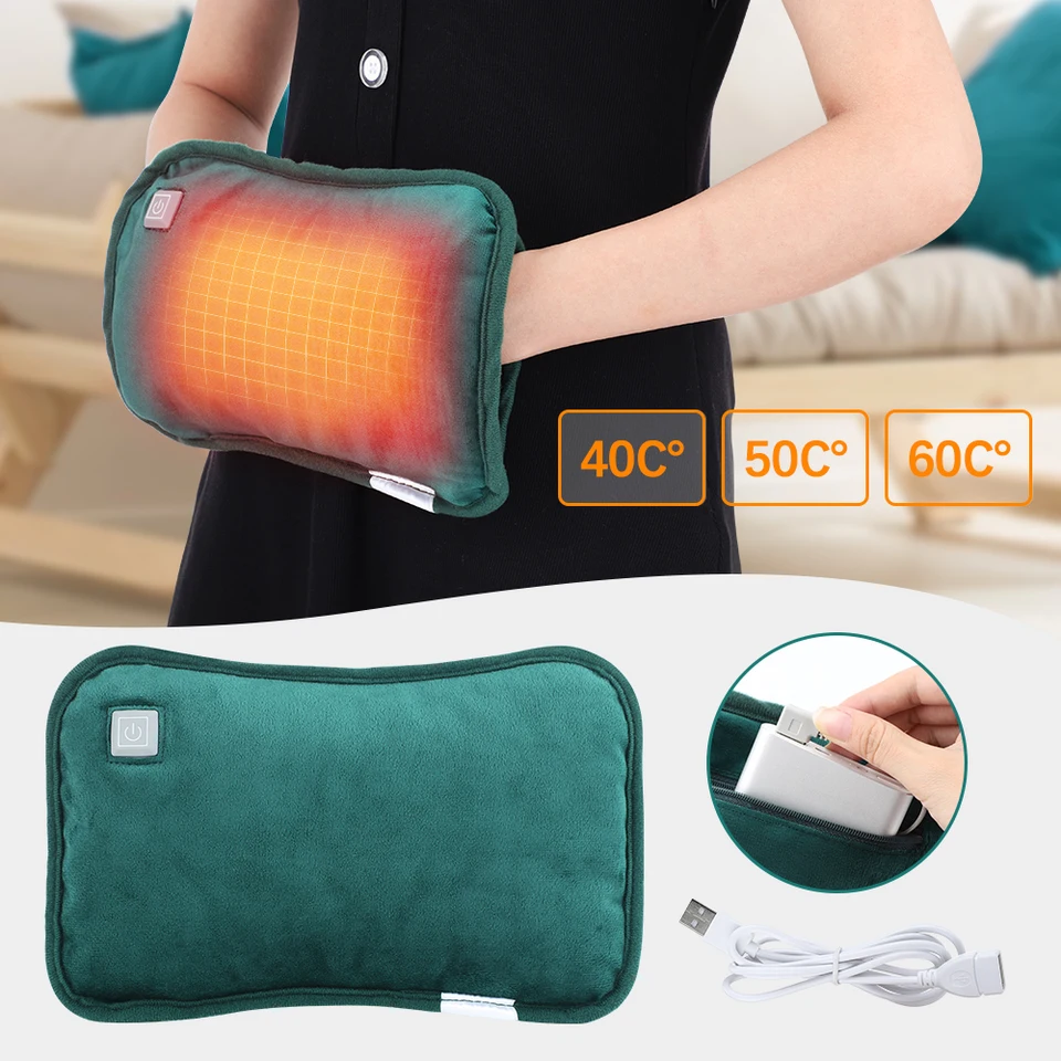 Elektrické vykurovacie ruky teplejšie grafén Teplé vankúšové rukavice vankúšiky podložka USB Nabíjateľné zimné horúce tepelné ruky ohrievač nôh