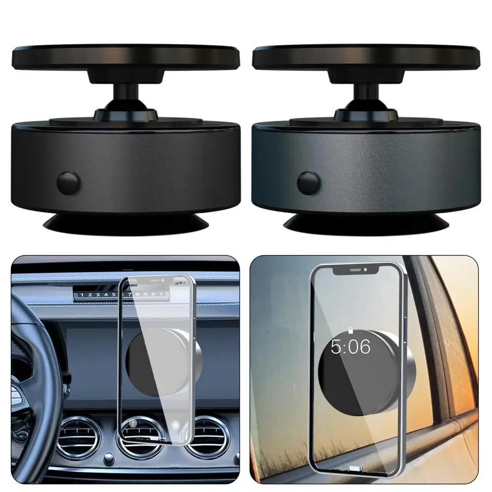 Elektrické vákuové magnetické sacie auto Phone Mount 16 Magnety Držiak mobilného telefónu pre kuchynskú telocvičňu Držiteľ inteligentných telefónov