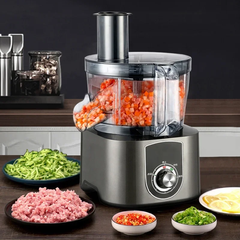 Elektrické zeleninové spracovanie rezačku kapusty kapusty chilli zemiaková cibuľa plátky kocky na rezanie kocky