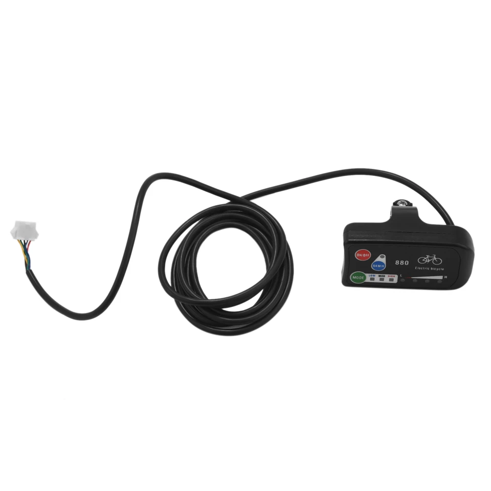 Elektrický bicykel displej 24v 36v 48V Ebike Intelligent Ovládací panel LCD displej LED880 nepremokavý pre ovládač KT