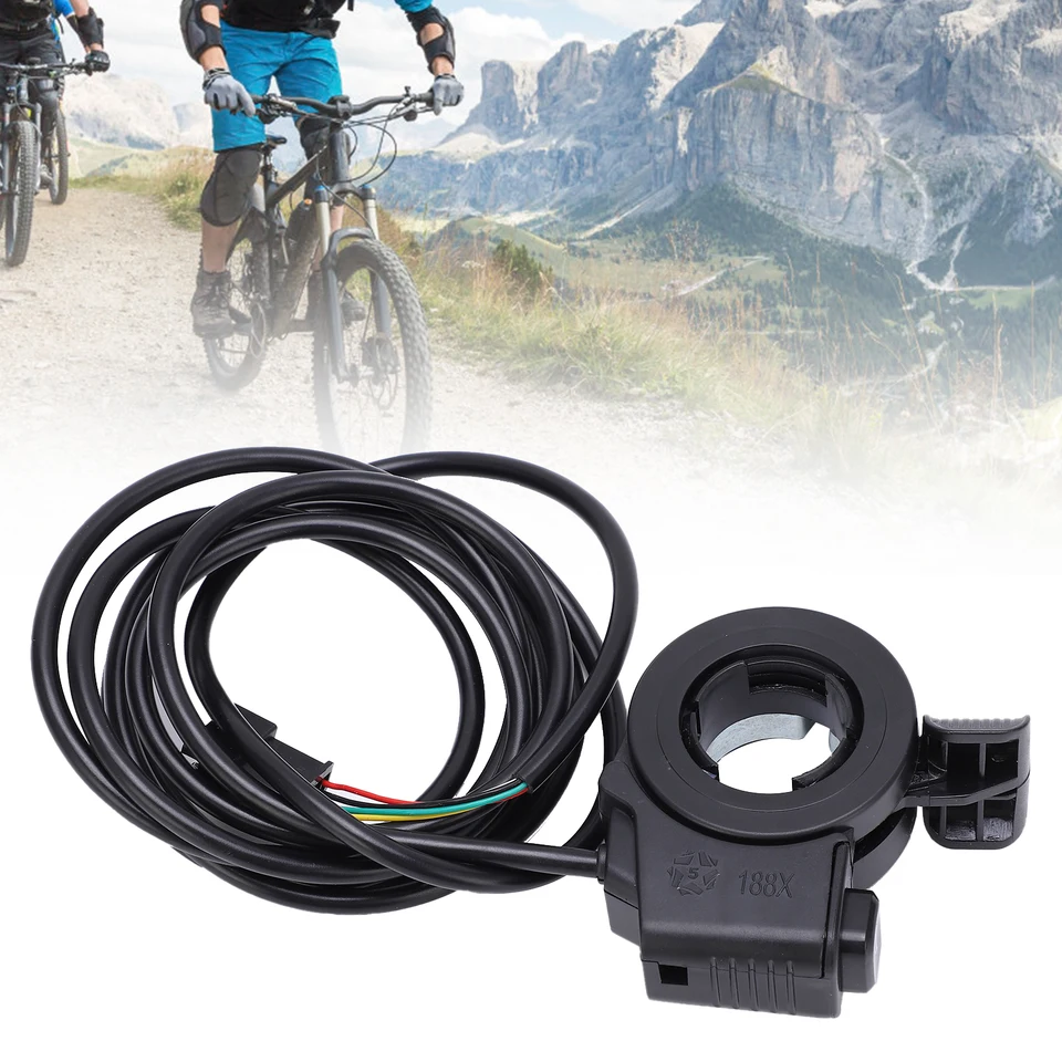 Elektrický bicykel palca Thumb Thumb Thumb Trh Codeproof Trumpet Switch Integrovaná rukoväť akcelerátora pre elektrický skúter