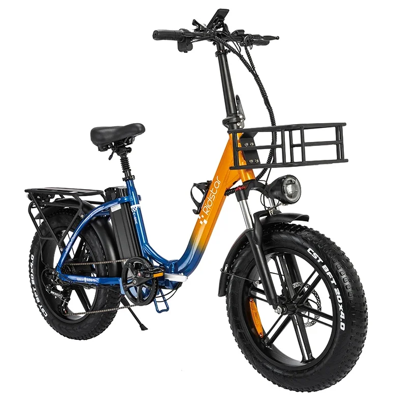 Elektrický bicykel Ridstar MN20 1000W 48V 15AS Krok cez elektrické bicykle dochádzajúce do skladacieho elektrického bicykla pre prácu a hru