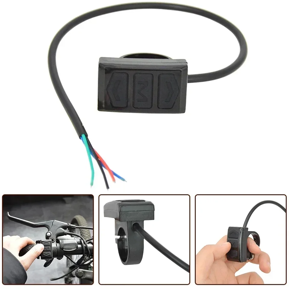 Elektrický bicykel spínač zapnutia ovládacieho tlačidla Ovládanie riadidla Montáž spínačov spínačov pre LCD Meter Ebike Accessories