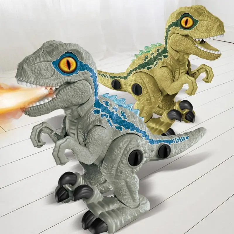 Elektrický chôdza robot dinosaurus s LED svetlom a realistickým zvukom MECHANICKÝ DINOSAURS MODELOM Hray pre deti narodeninové darčeky