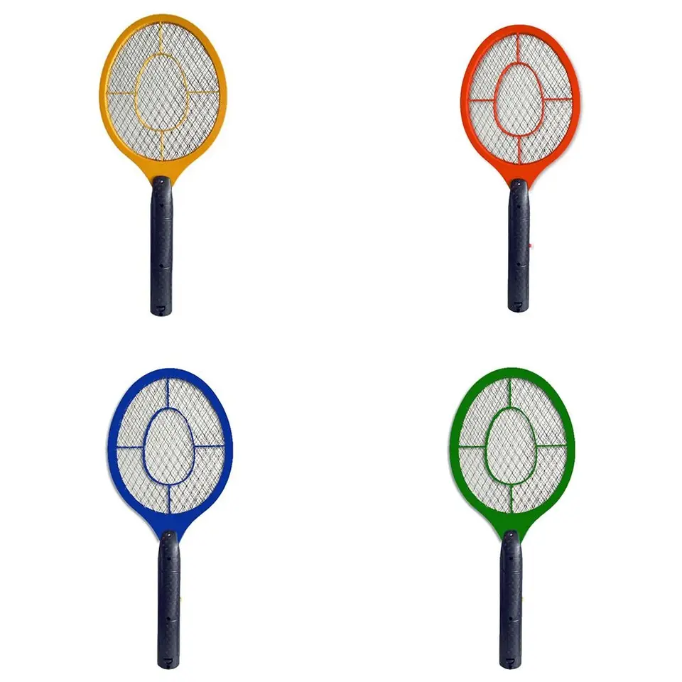 Elektrický hmyz hmyz Raketa plastový komár Knižovač Zapper Killer Swatter Bug Electronic Mosquito raketa prenosné proti komárom
