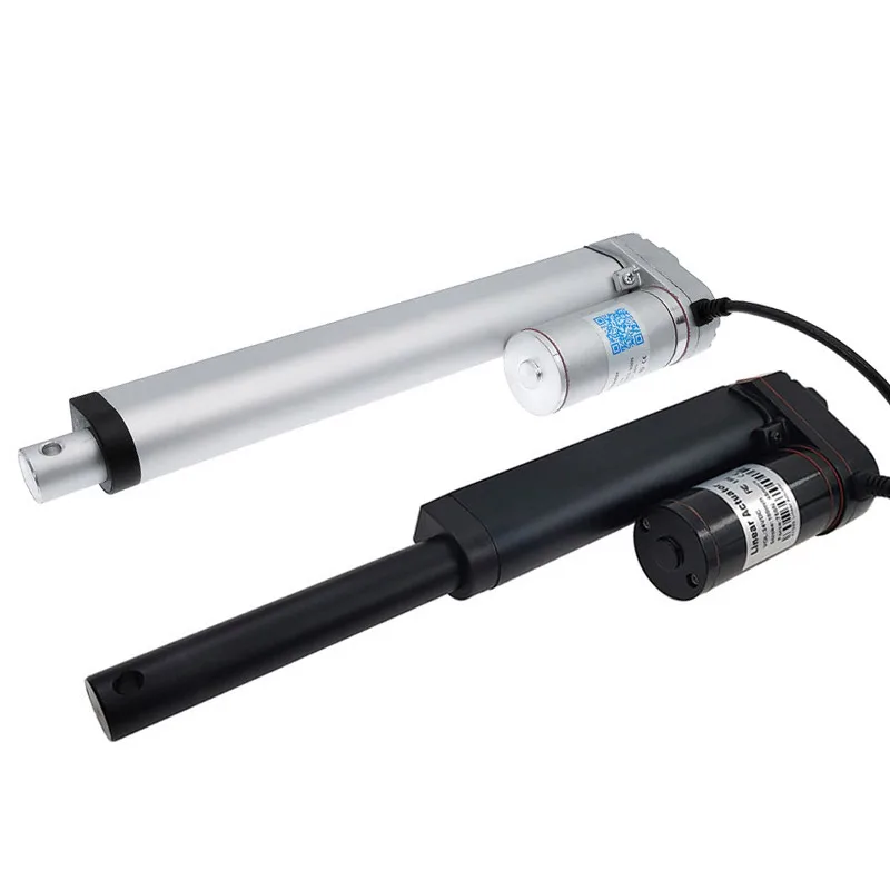 Elektrický lineárny ovládač 12 V/24V DC DC Motor 400 mm Lineárny pohybový ovládač 100/300/500/700/1000/1200/1500N