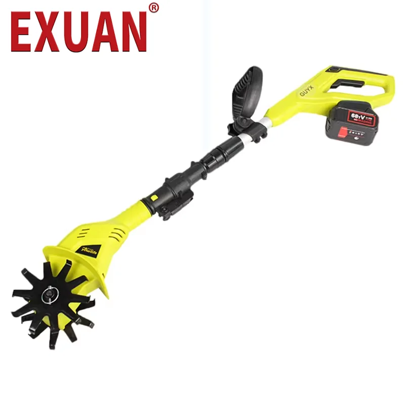 Elektrický litium lítium elektrický kultivátor kultivátor Small Weeder uzemňovací stroj rotačný hnýb