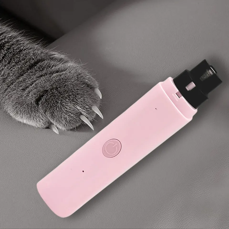 Elektrický mačací pes na nechty na nechty s LED svetlom psov pre domáce zvieratá nechty Trimméry tiché nechty Grooming mlynčeky šteňa šteňa pre psov pre mačky