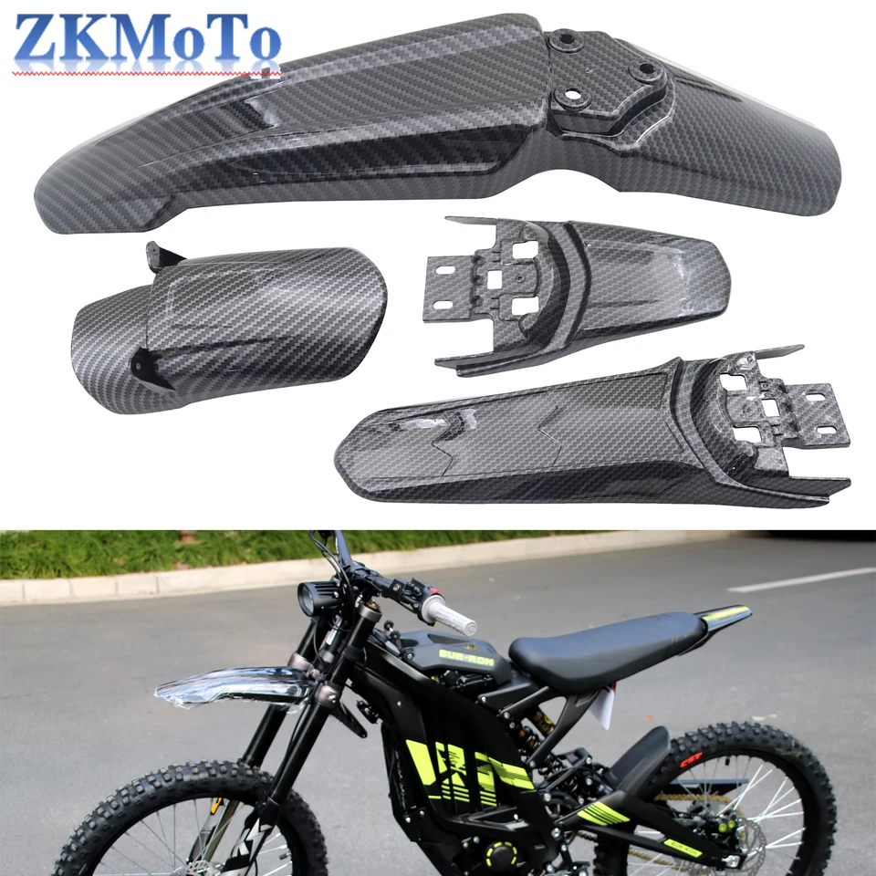 Elektrický motocykel predný blatník a spätný blatník a blatník zadných kolies pre Sur-Ron Light Bee X & Light Bee S pre SEGWAY X260 X160