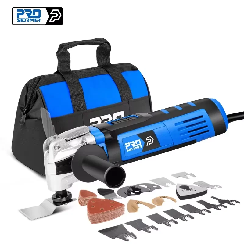 Elektrický multifunkčný kmitačný nástroj Elektrický zastrihávací strinker s premenlivou rýchlosťou Renovator Multi-Tools Home Decoration by ProMermer
