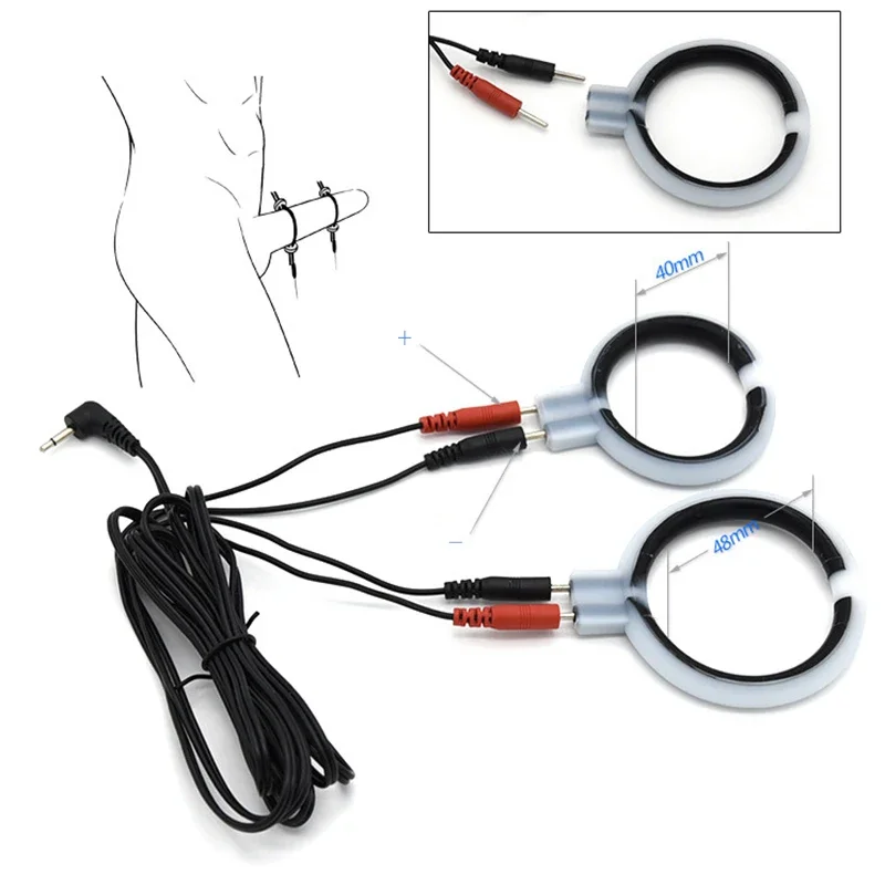 Elektrický nárazový impulz kovový análny zástrčka elektro penis prsteň prsteň buttplug uretrálne katéter Masáž Masáž Vlniky klip CLAPP