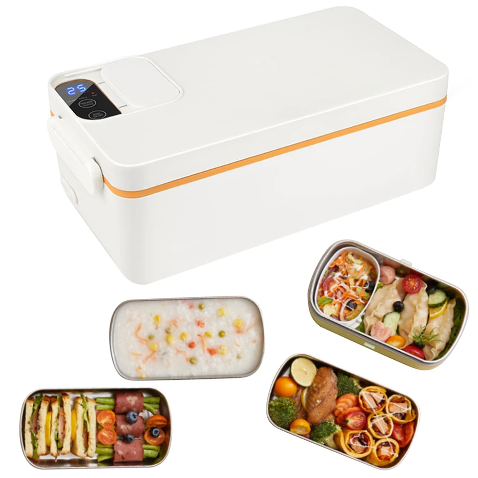 Elektrický obedový box s 1,5 l odnímateľnou z nehrdzavejúcej ocele Nádva