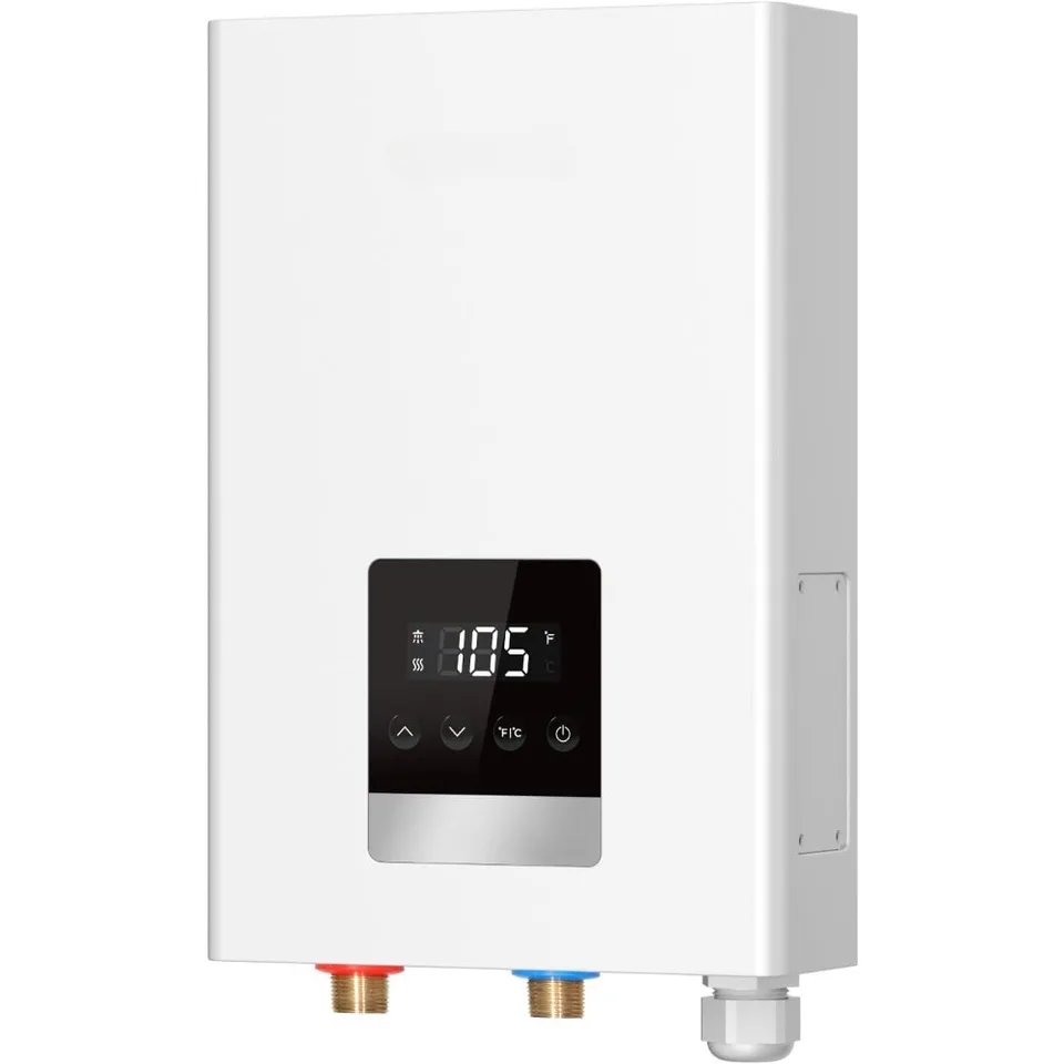 Elektrický ohrievač vody bez nádrže 14 kW na požiadanie Instantný ohrievač vody nekonečná horúca voda na použitie v obytných domoch, s LED digitálnym