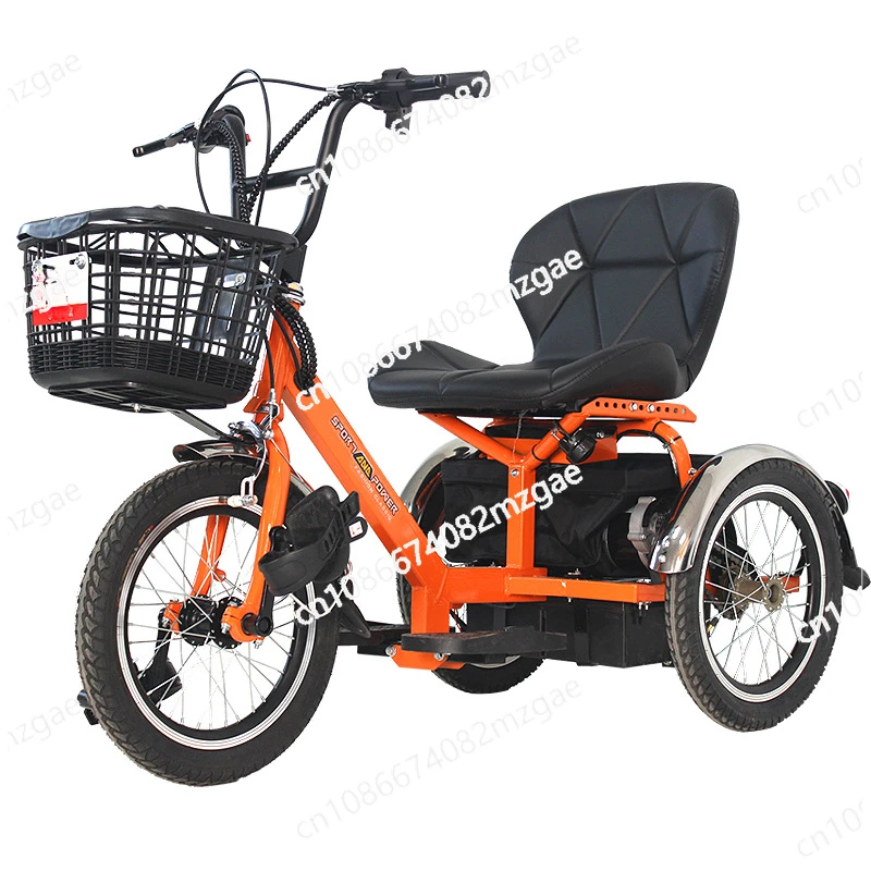 Elektrický pedál Dual-Purpose Tricycle, Starší kolobežník s podporou energie, staršie pedálové svetlo pre dospelých