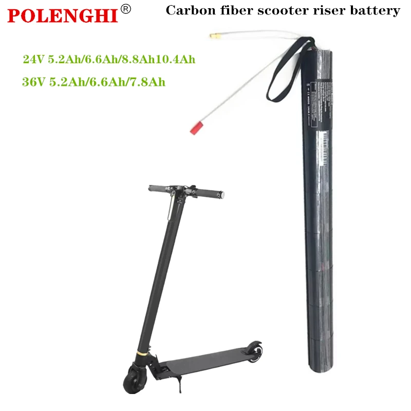 Elektrický skúter s uhlíkovými vláknami XT-30 so vstavanou batériou, 100% originálny, bezpečný a odolný, 24V, 36V, 5200-10400 mAh