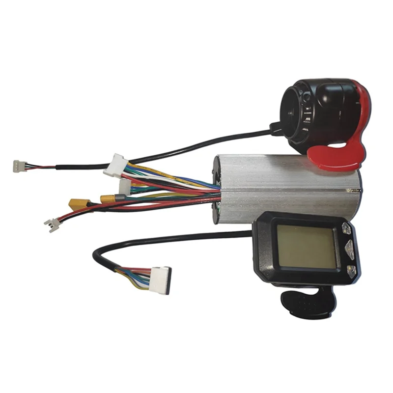 Elektrický skúterový bicykel pre 36V 350W ovládač LCD Displej brzdovej súpravy zliatina Elektrický bicykel Secootter Accessories